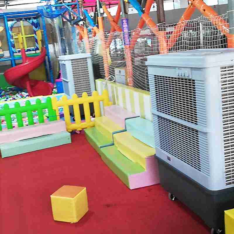游樂園室內游樂場兒童樂園通風降溫雷豹MFC16000移動空調冷風機